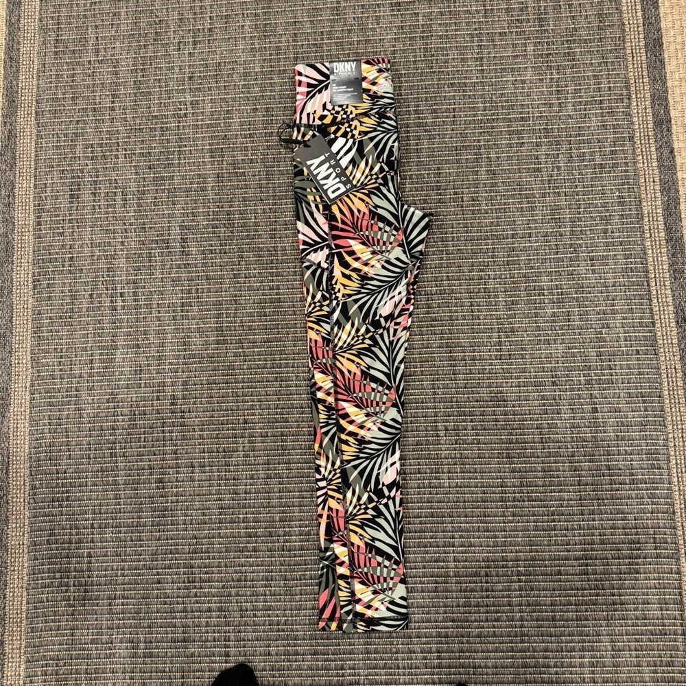 DKNY Multicolor Patterned Leggings